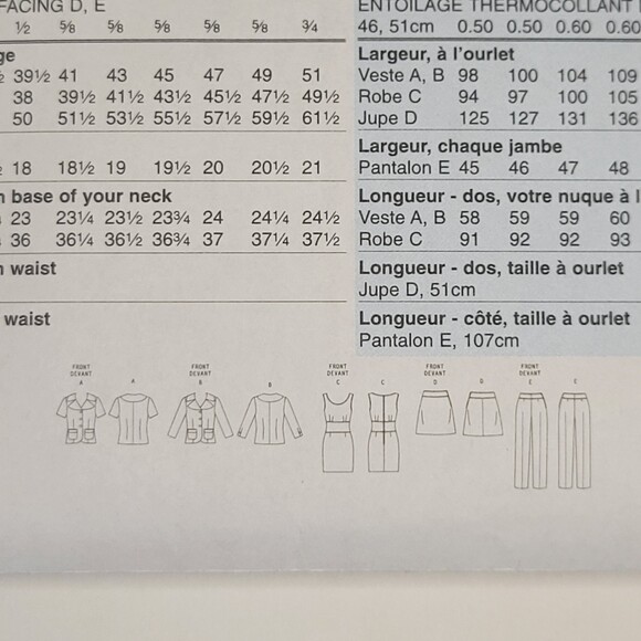 Butterick B5619 lifestyle wardrobe sewing pattern size BB 8-14 - Picture 6 of 7